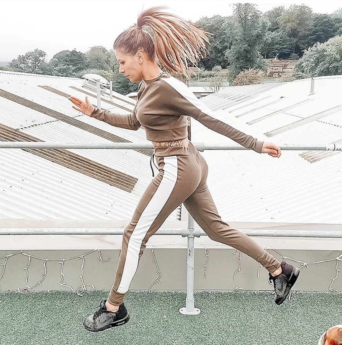 Mel moving and training at home